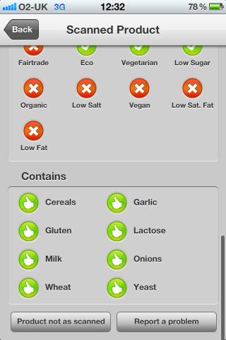 Can I Eat It iPhone App lets you know what is in the Linda McCartney Cheese, Leek & Red Onion Plaits